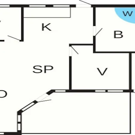 Ferienhaus 4 Person In F Llenslev Føllenslev